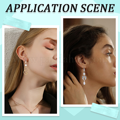 80 шт. 2 цвета крючки для сережек из хирургической нержавеющей стали 316 STAS-SC0005-66-1