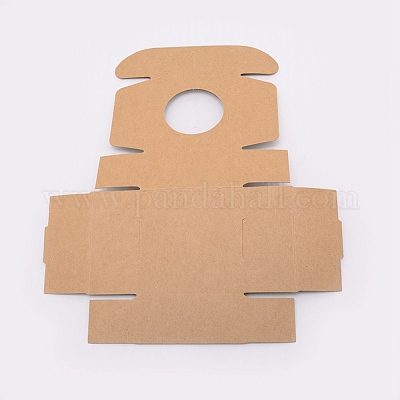 Красно-бумажные картонные шкатулки для драгоценностей CON-WH0039-06B-1