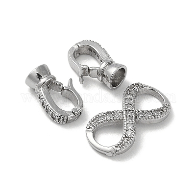 Латунная стойка с микропаве из кубического циркония KK-K377-12P-1