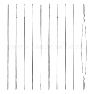 Shop Unicraftale Stainless Steel Collapsible Big Eye Beading Needles for Jewelry  Making - PandaHall Selected