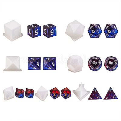 First resin dice set with pre-made molds. Any tips for filling in