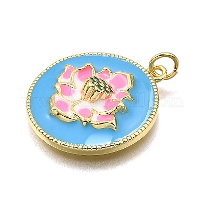 Латунь эмаль подвески KK-K401-90G-1