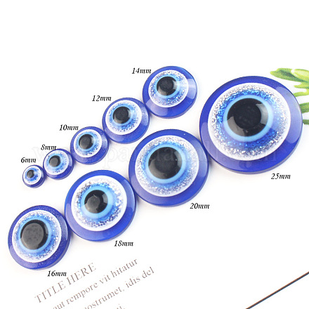 Occhio artigianale in resina DIY-CJC0001-34F-1