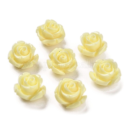 Резные бусины из синтетического коралла&nbsp;CORA-H003-01A-12-1