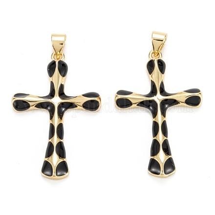 Латунь эмаль подвески KK-M220-06G-B-1