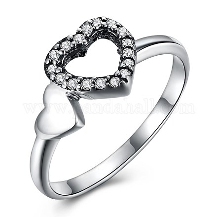 Новые моды thai 925 кольца из стерлингового серебра RJEW-BB33771-6-1