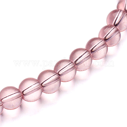 Chapelets de perles rondes en verre GLAA-I028-4mm-16-1