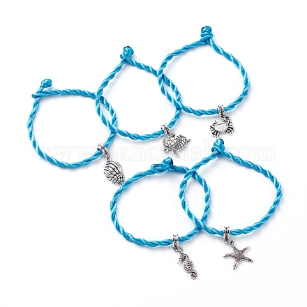 (vente d'usine de fêtes de bijoux) ensembles de bracelets à breloques BJEW-JB04861-1