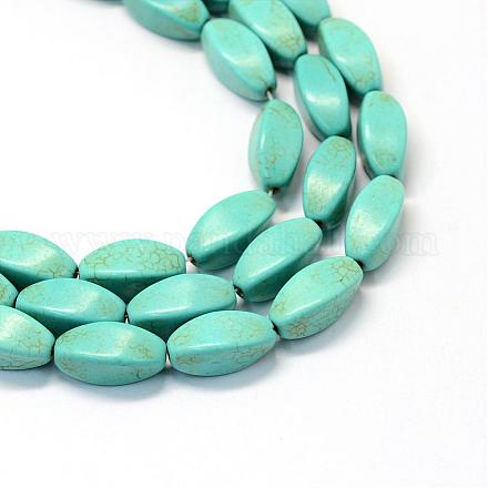Chapelets de perles en turquoise synthétique TURQ-S282-12-1