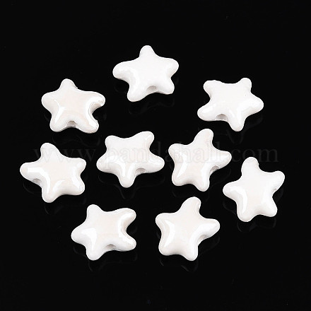 Фарфоровые бусины ручной работы PORC-Q002-03B-01-1