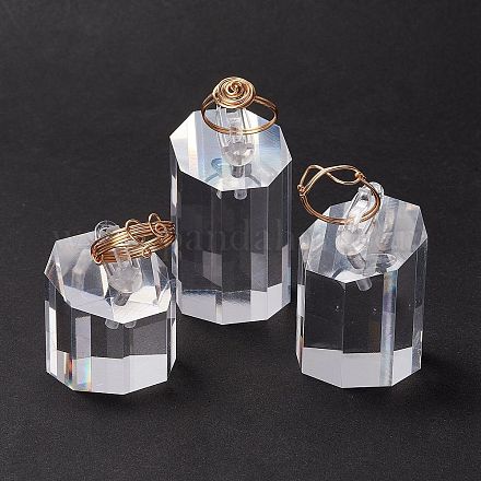 Acrylic Finger Ring Display Stands Set RDIS-D002-01-1
