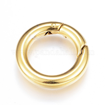 Placcatura sottovuoto 201 anello porta molla in acciaio inox STAS-G104-04G-1
