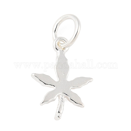 925 подвеска в виде кленового листа из стерлингового серебра STER-R013-04S-1