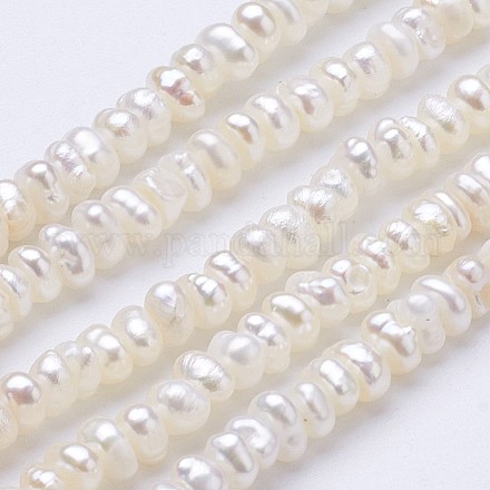 Natural Cultured Freshwater Pearl Beads Strands PEAR-F004-66-1