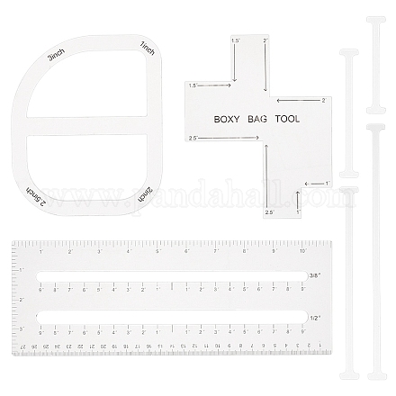 Пользовательские линейки акриловых шаблонов&nbsp;DIY-PH0023-94-1