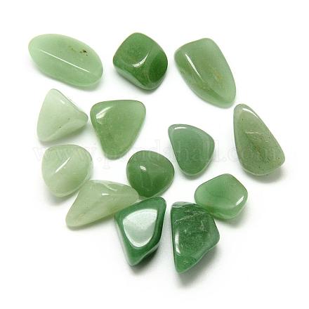 Perles de pierres précieuses naturelles de l'aventurine verte G-S218-06-1