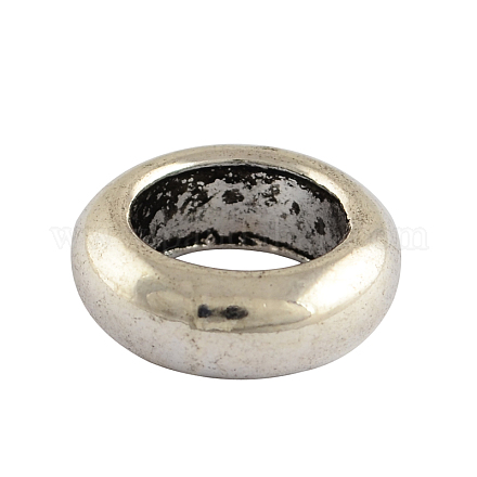 Bague de style tibétain anneaux en alliage de liaison TIBE-7624-AS-RS-1