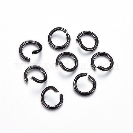 Placcatura ionica (ip) 304 anelli di salto aperti in acciaio inossidabile STAS-H467-03A-4mm-1