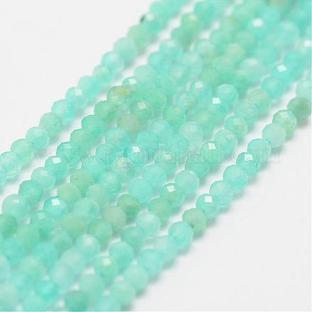 Chapelets de perles en amazonite naturel G-P270-2mm-24-1