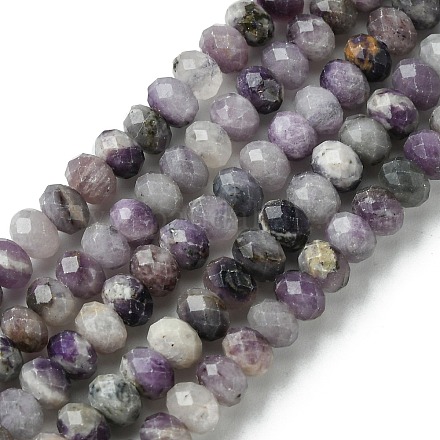Brins de perles de sugilite naturelles G-A092-G05-01-1