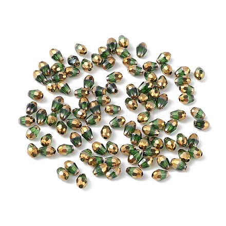 Perline di vetro palccato DGLA-C001-01H-1