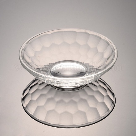 Faceted Bowl Glass Jewelry Displays ODIS-O001-B01-1