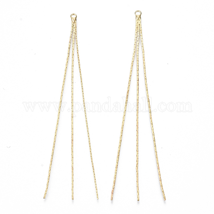 Brass Coreana Chain Tassel Big Pendants KK-R129-04-1
