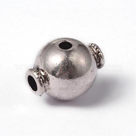 Alliage de style tibétain 3 trou perles gourou TIBEB-ZN61750-AS-RS-1