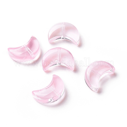 Perle di vetro verniciate a spruzzo trasparente GLAA-I050-04I-1