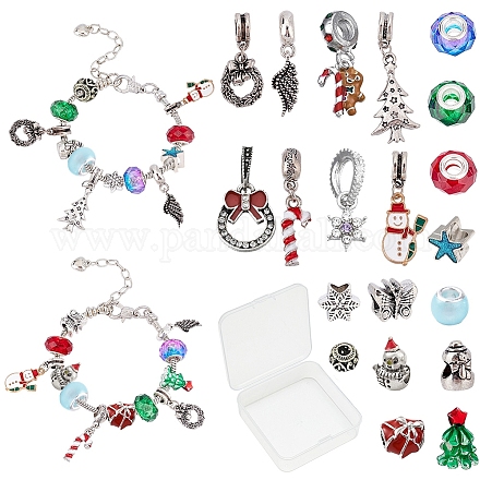 Sunnyclue kits de fabrication de bracelets de Noël bricolage DIY-SC0018-84-1
