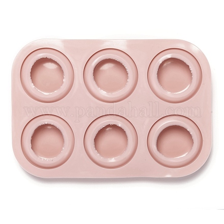 Stampi in silicone rotondi piatti DIY-I059-07-1