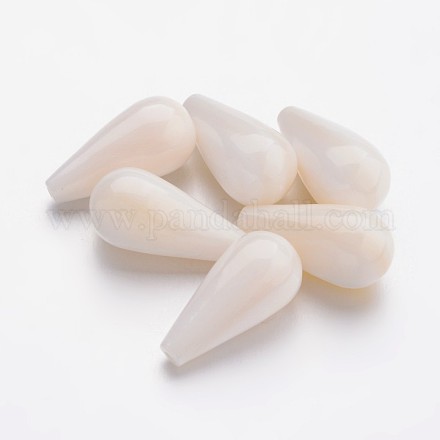 Drop Natural Freshwater Shell Beads SHEL-L003-01-8X16-1