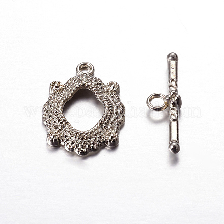 Alloy Toggle Clasps X-PALLOY-A11-2606-N-FF-1