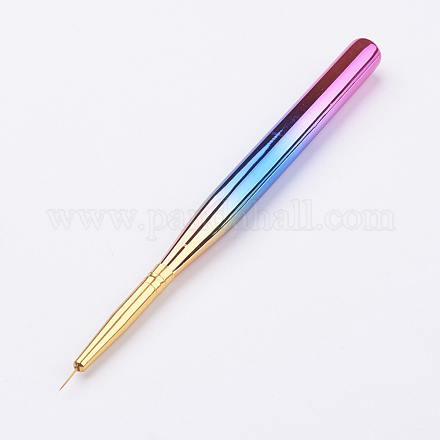 Penna dipinta con nail art AJEW-TA0003-H03-7mm-1