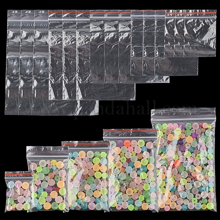 300 шт. 5 вида пластиковых пакетов с застежкой-молнией OPP-FS0001-22-1