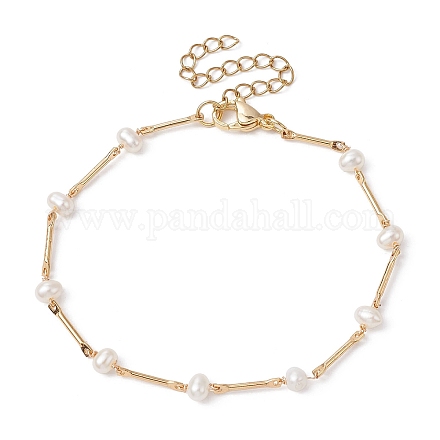 Bracelets en perles de culture d'eau douce naturelles BJEW-JB09865-1