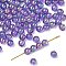 Eco-Friendly Transparent Acrylic Beads, Round, AB Color, Medium Orchid, 5mm, Hole: 1.5mm, about 8400pcs/500g