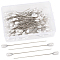Steel Pins, with Resin Teardrop Head, Corsage Pins, Dress-making Pins,, Stainless Steel Color, 55mm, 100pcs/set