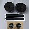 EVA Bicycle Handlebar Tape, Bike Handle Wrap, with Rod End Plugs, Black, 56~2150x30~167x3mm