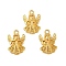 Tibetan Style Alloy Pendants, Cadmium Free & Nickel Free & Lead Free, Angel, Golden, 20x14x1mm, Hole : 1.5mm