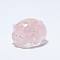 Resin Craft Display Decorations, with Natural Rose Quartz Chip, Lucky Pig Figurine, for Home Feng Shui Ornament, 48x36x30mm