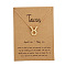 Twelve Constellations Alloy Pendant Necklaces, Golden, Taurus, 15.75 inch(40cm)