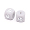 Silicone Beads, Cube with Letter.G, Gray, 12x12x12mm, Hole: 2mm