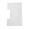 Rectangle Plastic Mesh Canvas Sheets, Bag Bottom Shaper Pads, Purse Making Template, for Yarn Crochet, Embroidery Craft, White, 23.4x36.3x0.15cm
