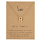 Alloy Constellation Pendant Necklaces, Golden, Leo, 16.14 inch(41cm)