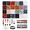 DIY Round Beads Bracelets Making Kit, Including Glass Beads, Elastic Thread, Mixed Color, 6~6.5mm, Hole: 1~1.6mm