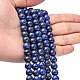 Chapelets de perles en lapis-lazuli naturel G-G099-8mm-7-4