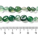 Натуральные бусины из зеленого оникса и агата (окрашенные и нагретые) G-P497-01C-30-5