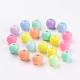 Solid Chunky Bubblegum Acrylic Ball Beads X-SACR-R835-8mm-M-2