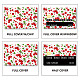 Autocollants de carte imperméables en plastique pvc rectangle DIY-WH0432-106-4